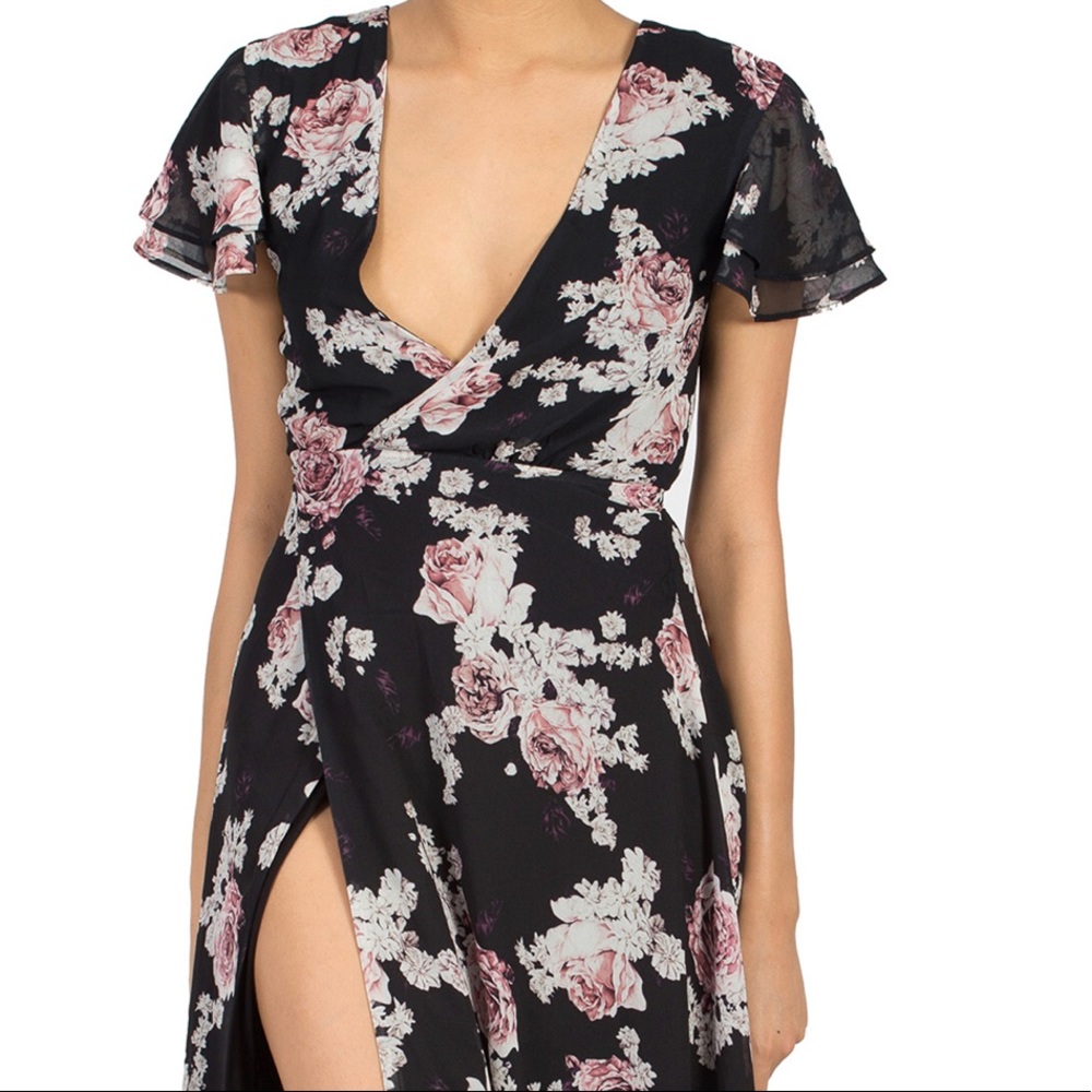 THE JETSET DIARIES WRAP DRESS SIZE L